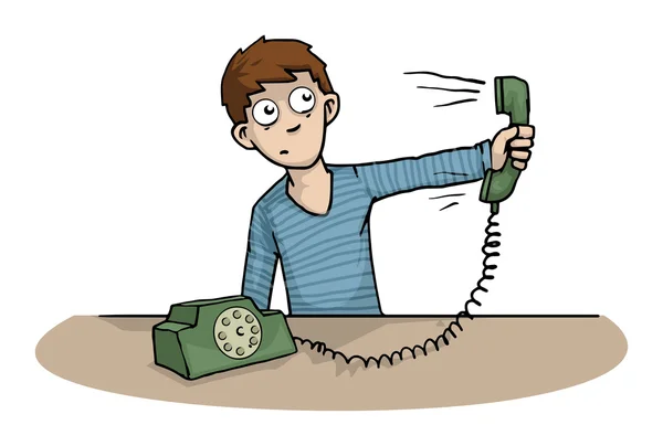 telefonda bağırdı