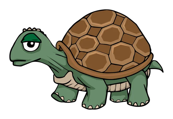 Tortue de bande dessinée — Image vectorielle