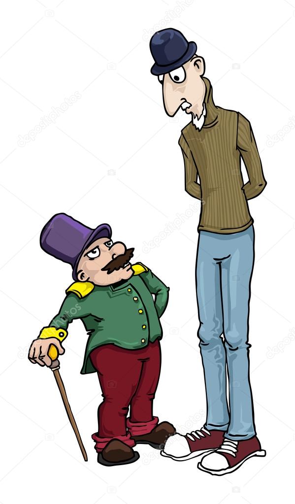 Tall Cartoon Guy - Tall Person Cartoon Images | Bodegawasuon