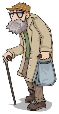 Yaşlı adam.
