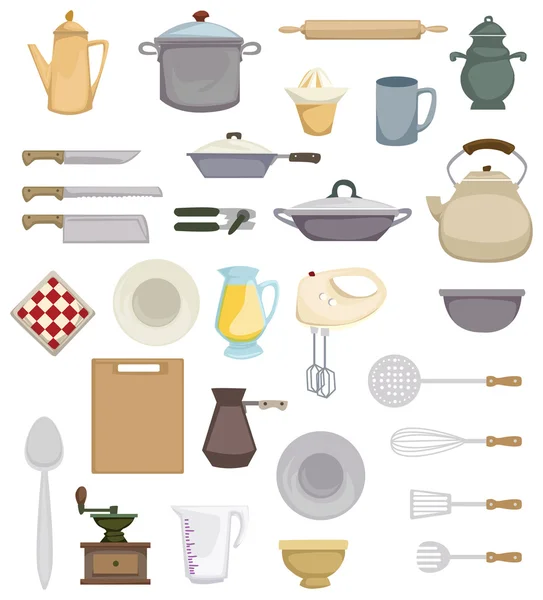 Set da cucina — Vettoriale Stock