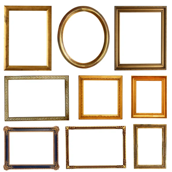 boş altın çerçeve