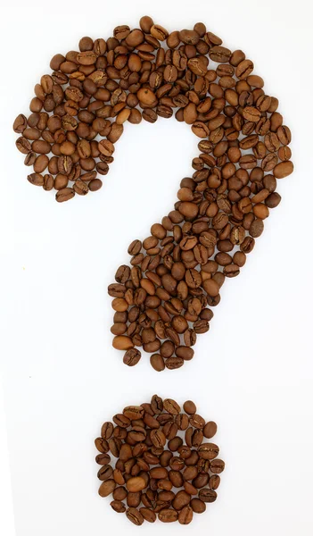 Coffee question — Stock Photo, Image