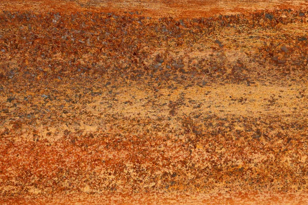 Red and brown rust on metal — Stock Photo, Image