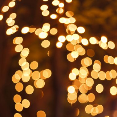 Işık bokeh arka planını Christmaslight