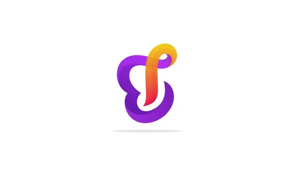 Lüks renkli görünümlü AP logo tasarımı
