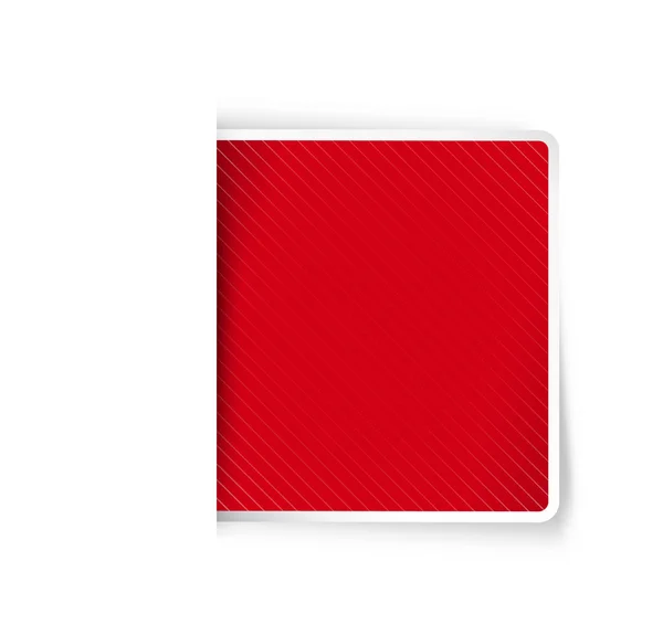 L'étiquette rouge — Image vectorielle