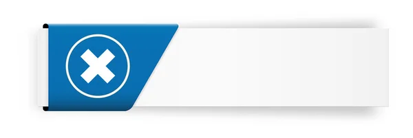 偽のシンボルが付いている旗 — ストックベクタ