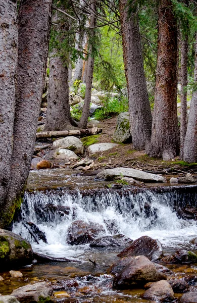 Waterfall and Rocky river bed — Stock Photo, Image