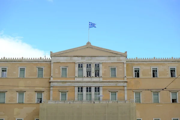 Люди Одягнені Захисну Маску Ходять Центральних Афінах Греція Жовтня 2020 — стокове фото