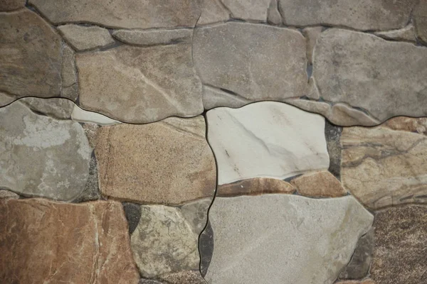 Texture Stone Wall Natural Stones Background — Stock Photo, Image