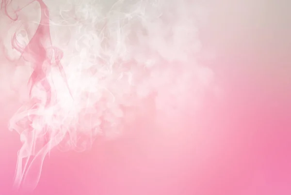 Beautiful Dreamy Sky Soft Pink Mint Clouds Smoke Them Abstract — Stock Photo, Image