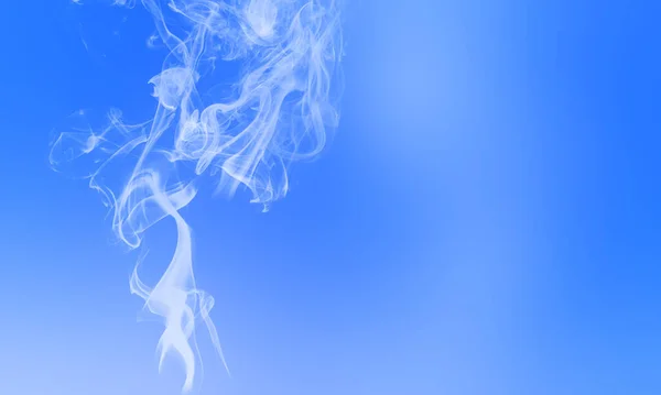 Blaue Rauchwolken Abstrakte Mystische Freeze Motion Diffusion Hintergrund — Stockfoto