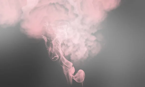 Pink Wipe Smoke Cloud Abstract Mystic Freeze Motion Diffusion Background — Stock Photo, Image