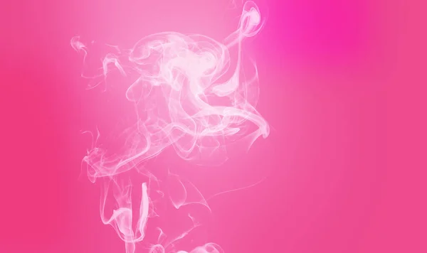 Céu Sonhador Bonito Com Suaves Nuvens Rosa Hortelã Fumaça Sobre — Fotografia de Stock