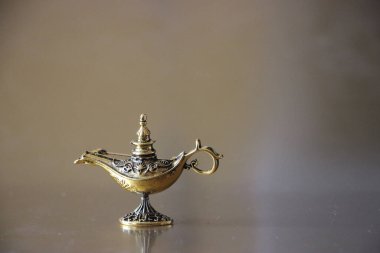 Eski Yağ Lambası yakın plan görüntüsü