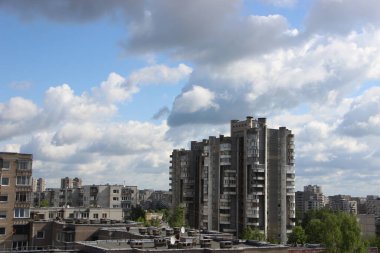 şehir manzarası, binalarla şehir manzarası 