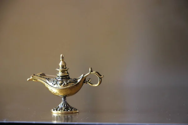 Old Oil Lamp Close View — Stock Photo, Image