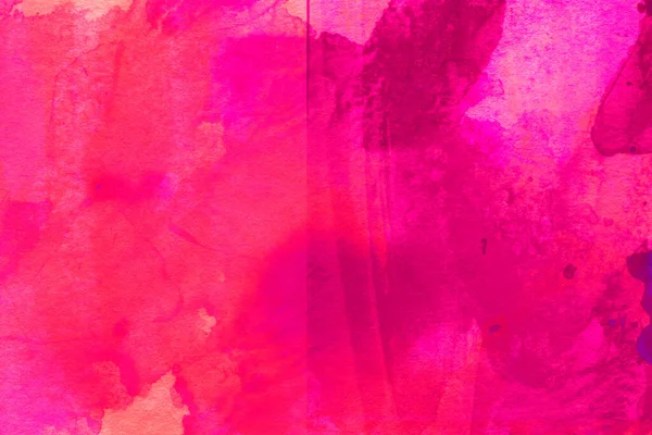 Αφηρημένη Ροζ Ακουαρέλα Σχέδιο Πλύνετε Aqua Βαμμένη Υφή Από Κοντά — Φωτογραφία Αρχείου