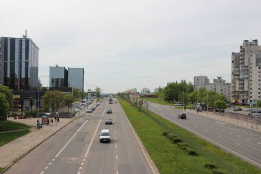 şehir konsepti, şehir manzarası arkaplan görüntüsü  