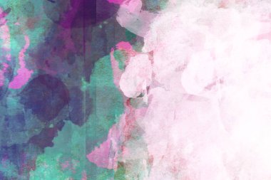 Soyut pembe suluboya tasarımı, boyalı su dokusunu yakından yıkar. Minimalist ve lüks arka plan.