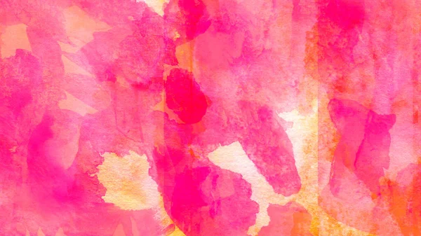 Abstrakt Rosa Akvarell Design Tvätta Aqua Målad Konsistens Nära Håll — Stockfoto