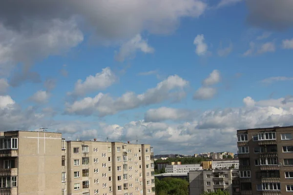 Городской Вид Городской Пейзаж Зданиями — стоковое фото