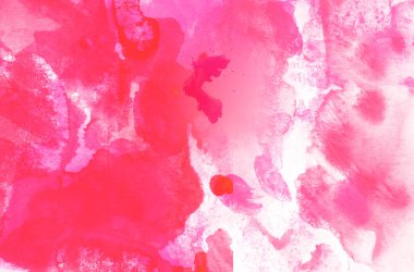 Soyut pembe suluboya tasarımı, boyalı su dokusunu yakından yıkar. Minimalist ve lüks arka plan.