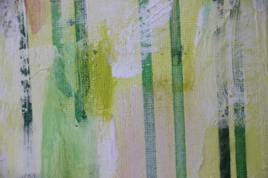 Üzerine boya sıçramış tuval. Yakından bak. 