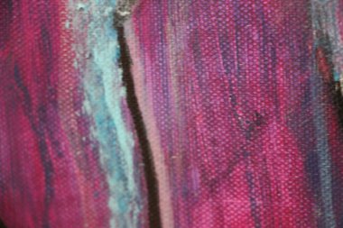 Üzerine boya sıçramış tuval. Yakından bak. 