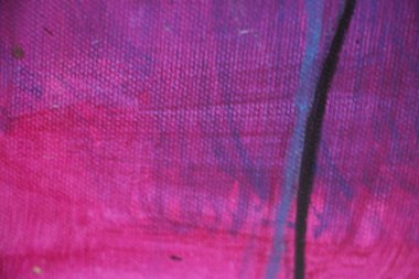 Üzerine boya sıçramış tuval. Yakından bak. 