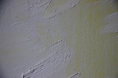 Üzerine boya sıçramış tuval. Yakından bak. 