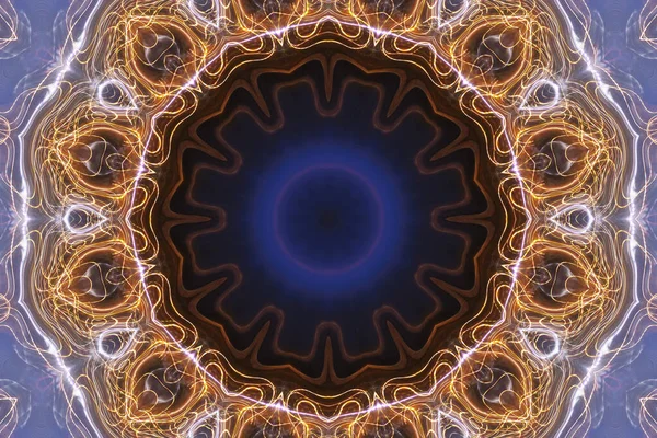 Mandala Abstrakcyjny Widok Tła — Zdjęcie stockowe