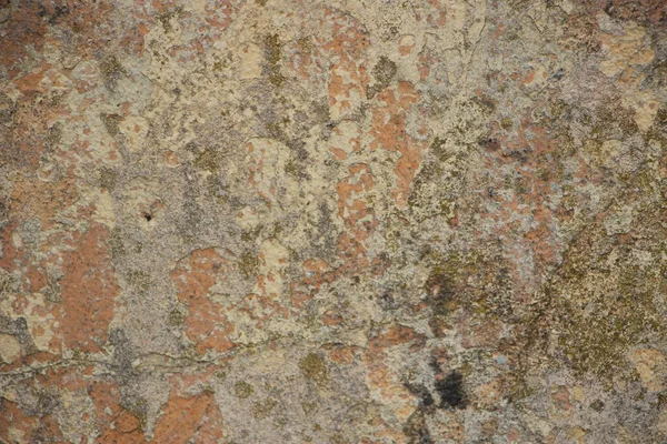 旧的风化油漆剥落锈蚀金属色彩斑斓的背景 — 图库照片