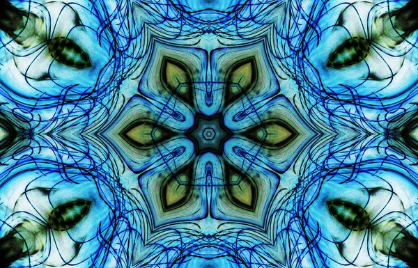 Mandala Abstracta Vista Fondo — Foto de Stock