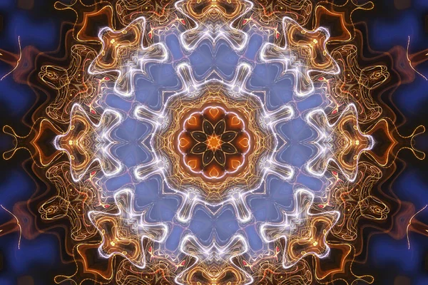 Mandala Abstracta Vista Fondo —  Fotos de Stock