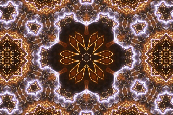 Mandala Vue Fond Abstraite — Photo