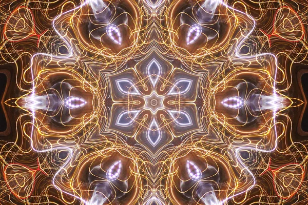 Mandala Abstracte Achtergrond Uitzicht — Stockfoto