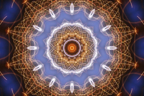 Mandala Abstracte Achtergrond Uitzicht — Stockfoto