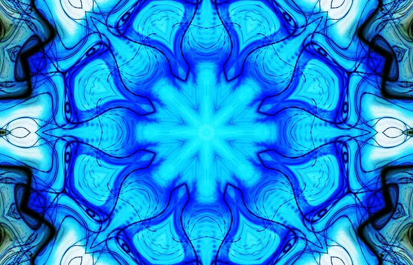 Mandala Abstracta Vista Fondo — Foto de Stock