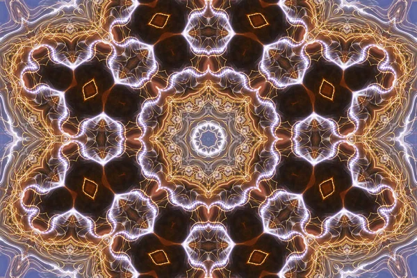 Mandala Abstracte Achtergrond Uitzicht — Stockfoto