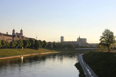 şehir konsepti, şehir manzarası arkaplan görüntüsü  