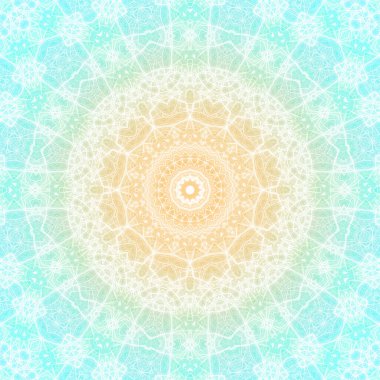 Kusursuz kaleydoskop, mandala soyut arkaplan görünümü