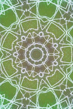 Kusursuz kaleydoskop, mandala soyut arkaplan görünümü