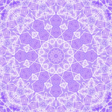 Kusursuz kaleydoskop, mandala soyut arkaplan görünümü