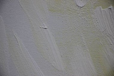 Üzerine boya sıçramış tuval. Yakından bak. 