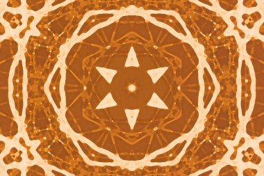 Kusursuz kaleydoskop, mandala soyut arkaplan görünümü