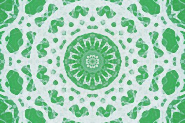 Kusursuz kaleydoskop, mandala soyut arkaplan görünümü