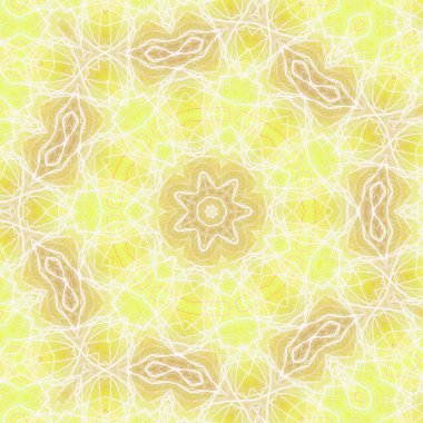 Kusursuz kaleydoskop, mandala soyut arkaplan görünümü