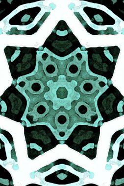 Kusursuz kaleydoskop, mandala soyut arkaplan görünümü